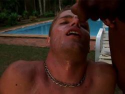 Beide schwulen Kerle geben sich gegenseitig einen Blowjob